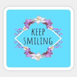 Keep smiling face mask / face shield Sticker